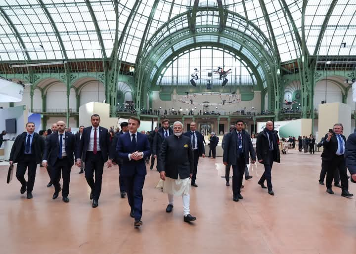 PM Modi at AI Action Summit in Paris.