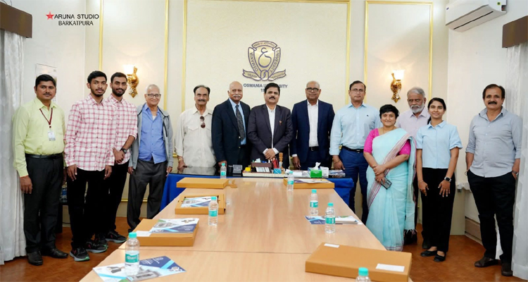 ఉస్మానియా యూనివర్సిటీ ఉపకులపతిని కలిసిన ఆటా ప్రతినిధి బృందం