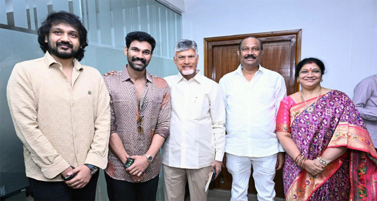 సీఎం చంద్రబాబును ఆహ్వానించిన బెల్లంకొండ శ్రీనివాస్ కుటుంబం