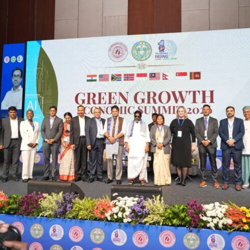 TS DyCM Bhatti Vikramarka Inaugurated the Green Growth Economic Summit, joined by IT & Industries Minister Duddilla Sridhar Babu