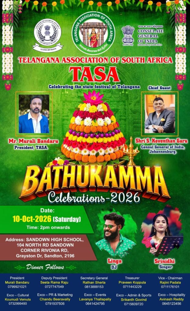 TELUGU ASSOCIATION OF SOUTH AMERICA BATHUKAMMA Celebration – 2026