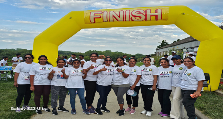 తెలుగు సమితి ఆఫ్ నెబ్రాస్కా తొలి ‘5K రన్/వాక్’కు విశేష స్పందన