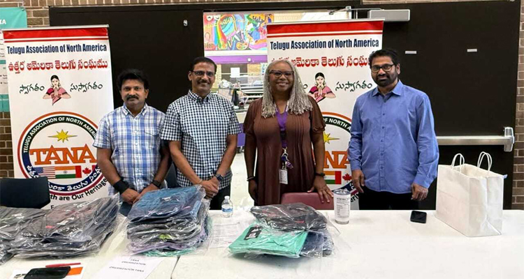 అమెరికాలోని మిన్నియాపోలిస్‌లో తానా (TANA) ఆధ్వర్యంలో విద్యార్థులకు బ్యాక్ ప్యాక్స్ పంపిణీ